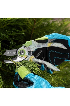 Секатор с наковальней, 210 мм, пластиковые рукоятки Palisad