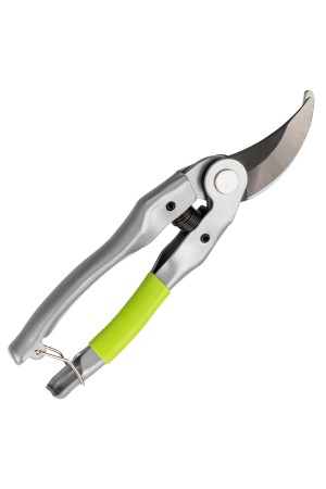 Секатор прямого реза, 225 мм, металлические рукоятки, нижняя в ПВХ-оболочке Сибртех