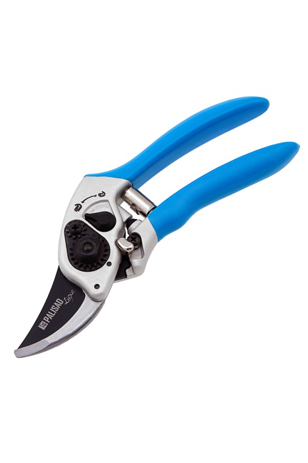 Секатор прямого реза, 210 мм, регулировка захвата, алюминиевые рукоятки, Luxe, Palisad
