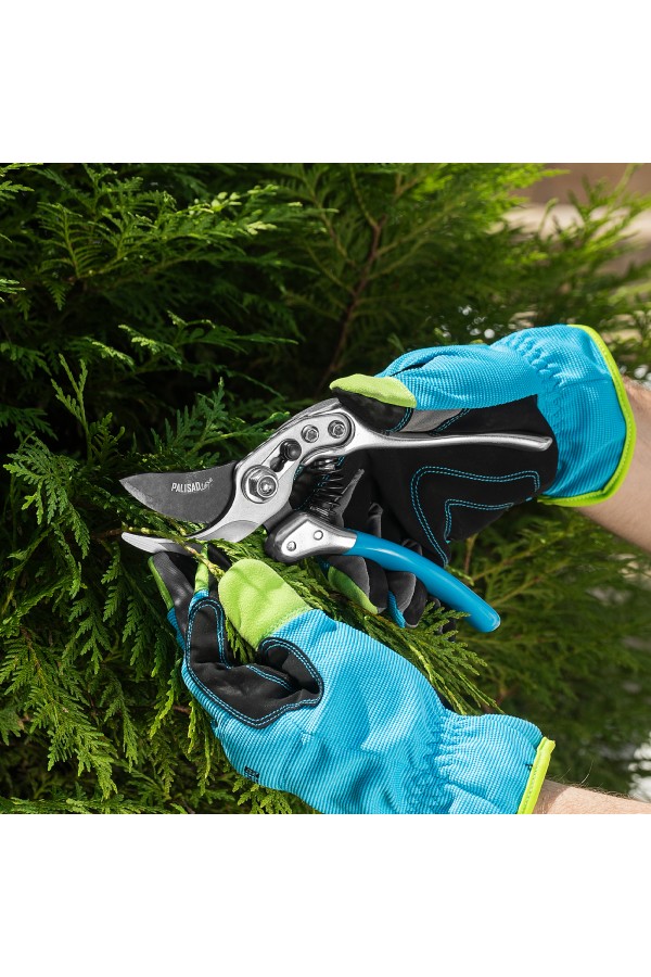 Секатор прямого реза, 230 мм, усиленный, нижняя рукоятка в ПВХ - оболочке, Luxe, Palisad