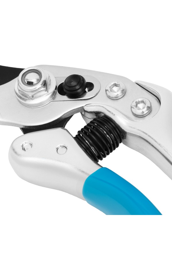 Секатор прямого реза, 230 мм, усиленный, нижняя рукоятка в ПВХ - оболочке, Luxe, Palisad