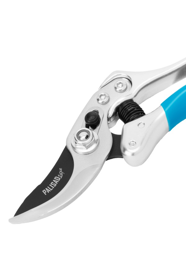 Секатор прямого реза, 230 мм, усиленный, нижняя рукоятка в ПВХ - оболочке, Luxe, Palisad