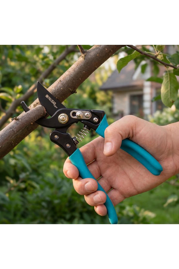 Секатор прямого реза, 220 мм, алюминиевые рукоятки, Luxe, Palisad