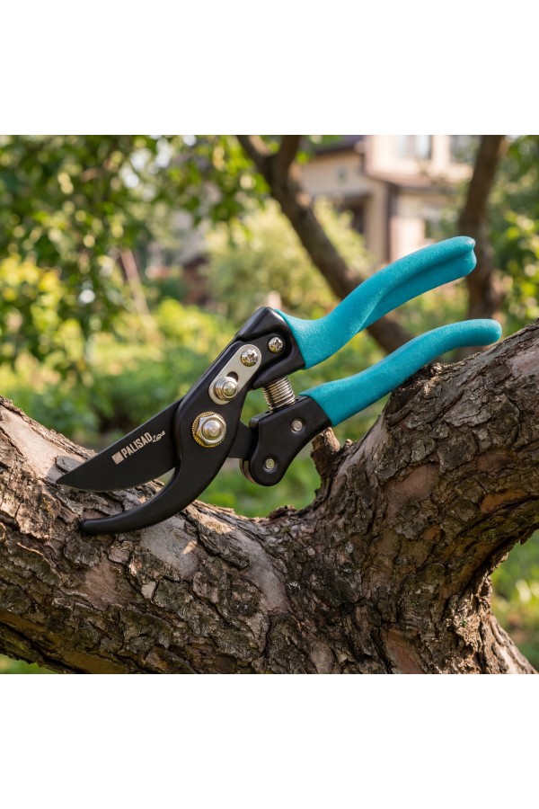 Секатор прямого реза, 220 мм, алюминиевые рукоятки, Luxe, Palisad