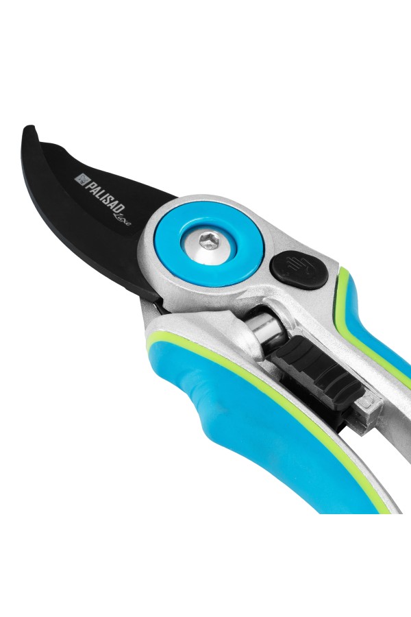 Секатор прямого реза, 210 мм, регулировка захвата, алюминиевые рукоятки, Luxe, Palisad
