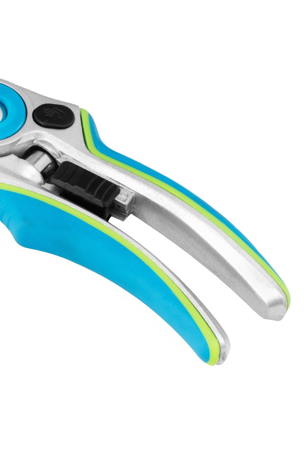 Секатор прямого реза, 210 мм, регулировка захвата, алюминиевые рукоятки, Luxe, Palisad