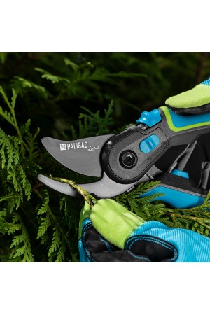 Секатор с наковальней, 205 мм, регулировка захвата, алюминиевые рукоятки, Luxe, Palisad