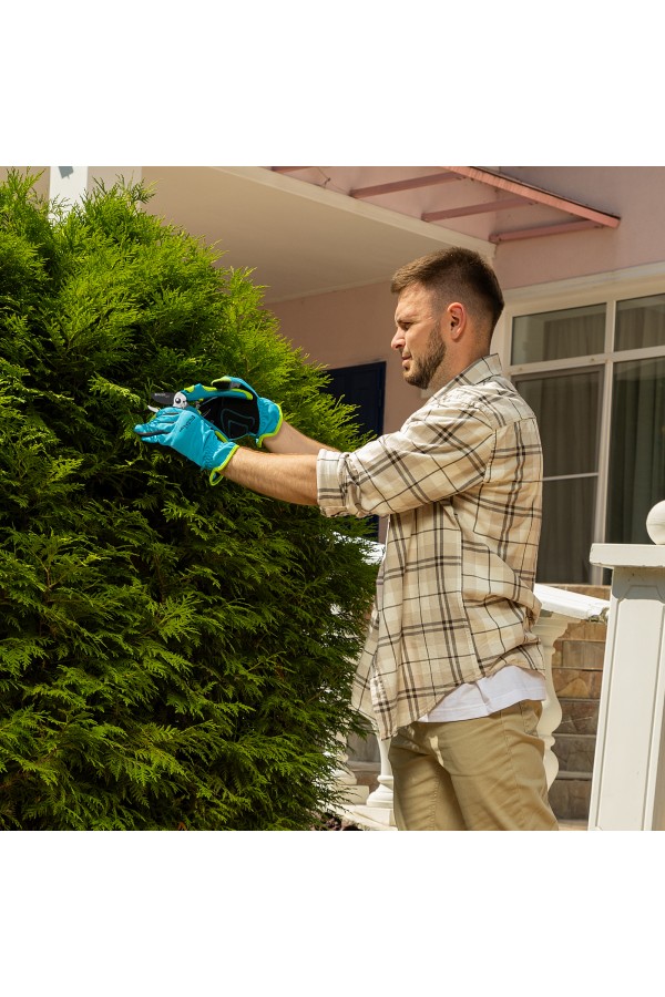 Секатор прямого реза, 215 мм, двухкомпонентные рукоятки, Luxe, Palisad