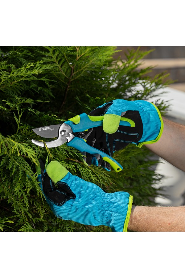 Секатор прямого реза, 215 мм, двухкомпонентные рукоятки, Luxe, Palisad