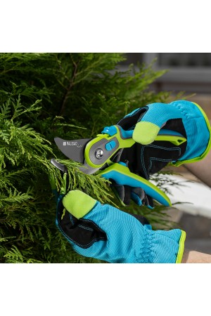 Секатор прямого реза, 225 мм, регулировка захвата, трехкомпонентные рукоятки, Luxe, Palisad