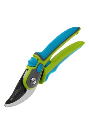 Секатор прямого реза, 225 мм, регулировка захвата, трехкомпонентные рукоятки, Luxe, Palisad