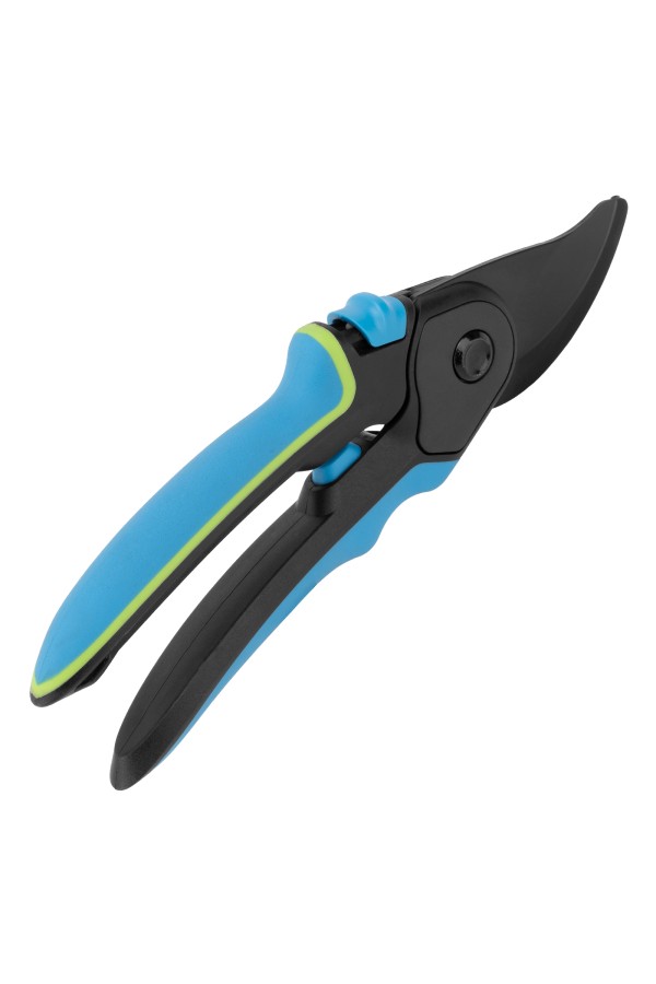 Секатор прямого реза, 225 мм, регулировка захвата, трехкомпонентные рукоятки, Luxe, Palisad