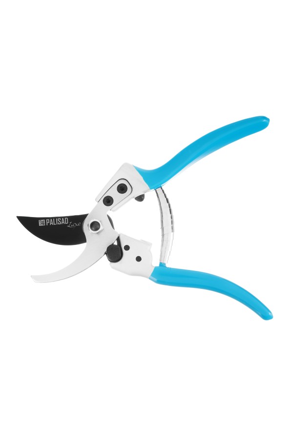 Секатор прямого реза, 210 мм, металлические рукоятки в ПВХ - оболочке, Luxe, Palisad