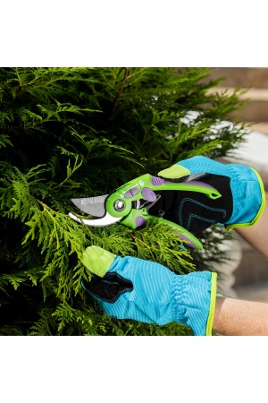 Секатор прямого реза, 215 мм, регулировка захвата, двухкомпонентные рукоятки, Palisad