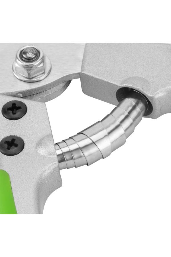 Секатор прямого реза, 180 мм, металлические обрезиненные рукоятки, Palisad