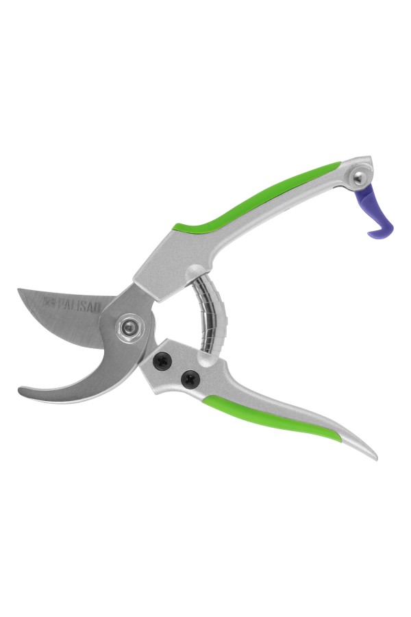 Секатор прямого реза, 180 мм, металлические обрезиненные рукоятки, Palisad