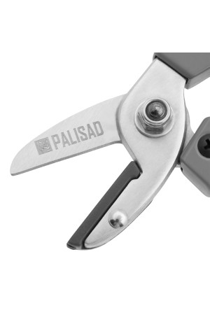 Секатор с наковальней, 170 мм, металлические обрезиненные рукоятки, Palisad