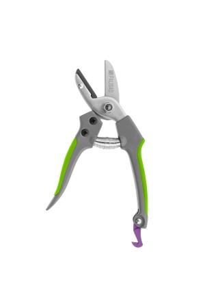 Секатор с наковальней, 170 мм, металлические обрезиненные рукоятки, Palisad