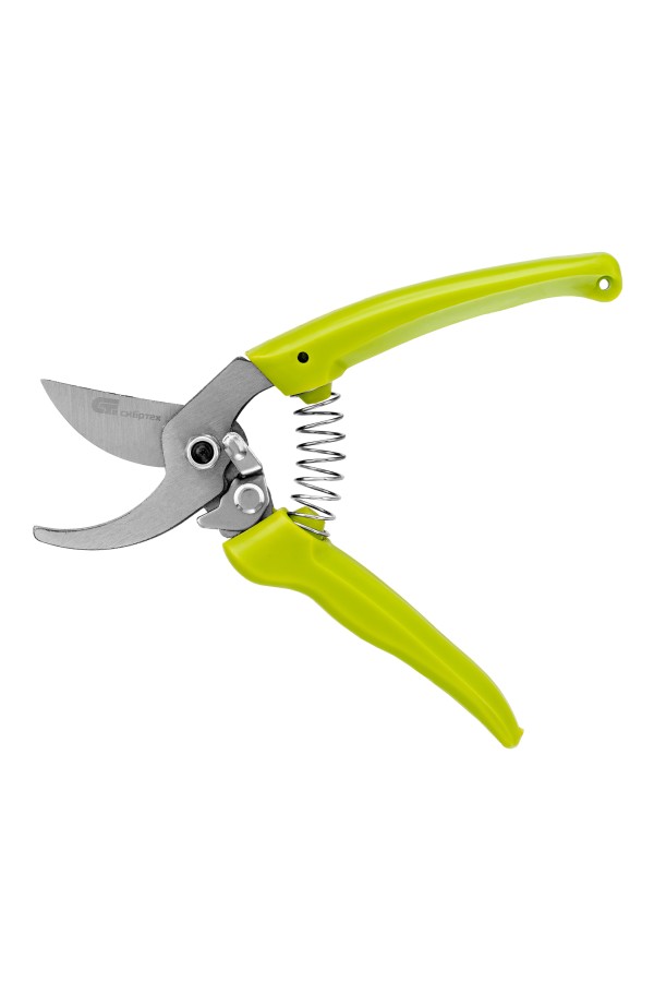 Секатор прямого реза, 185 мм, пластиковые рукоятки, Сибртех
