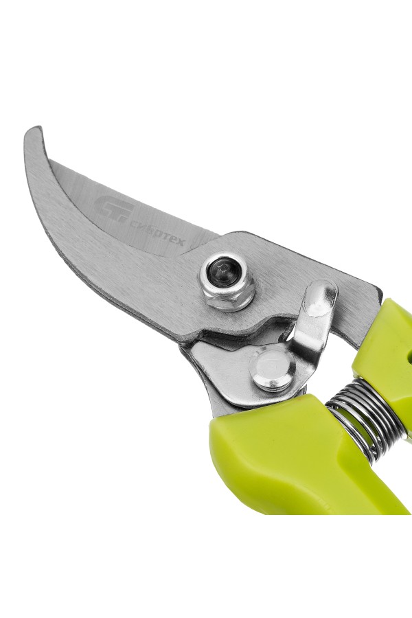 Секатор прямого реза, 185 мм, пластиковые рукоятки, Сибртех