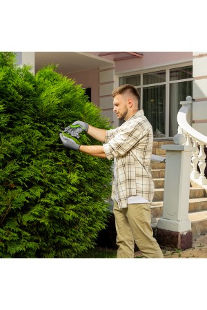 Секатор прямого реза, 200 мм, металлические рукоятки, верхняя в ПВХ - оболочке, Сибртех