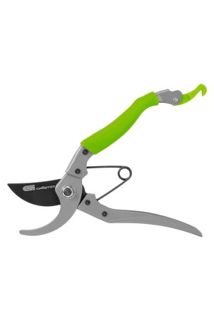 Секатор прямого реза, 200 мм, металлические рукоятки, верхняя в ПВХ - оболочке, Сибртех