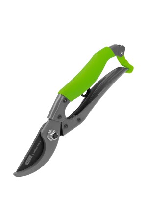 Секатор прямого реза, 200 мм, металлические рукоятки, верхняя в ПВХ - оболочке, Сибртех