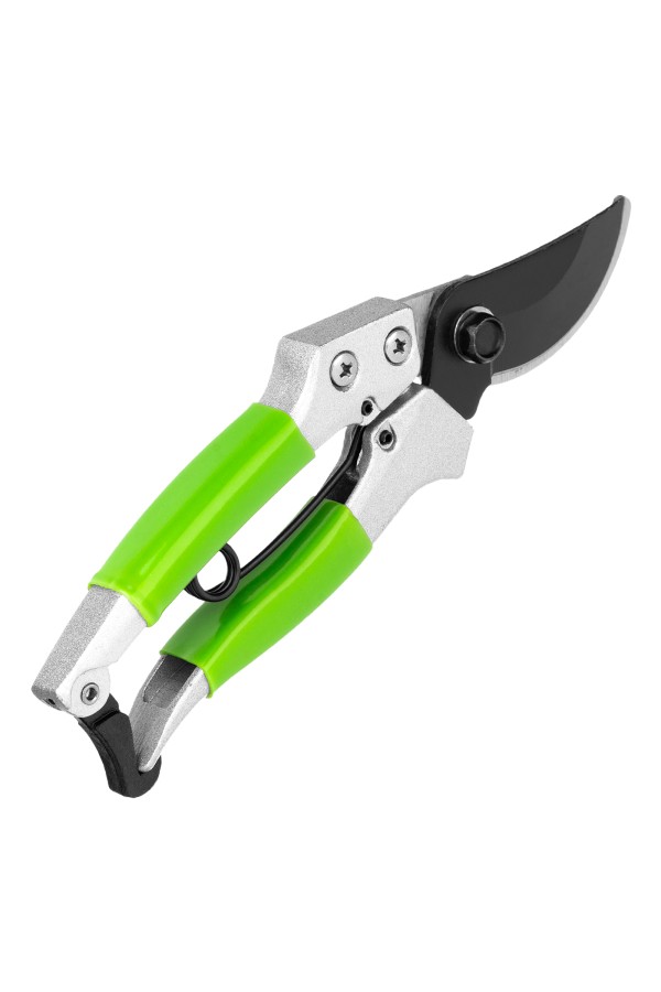 Секатор прямого реза, 180 мм, металлические обрезиненные рукоятки, Palisad