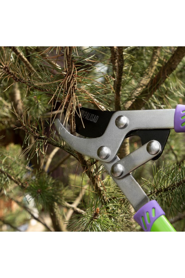 Сучкорез прямого реза, 750 мм, двухрычажный механизм, двухкомпонентные рукоятки, Palisad