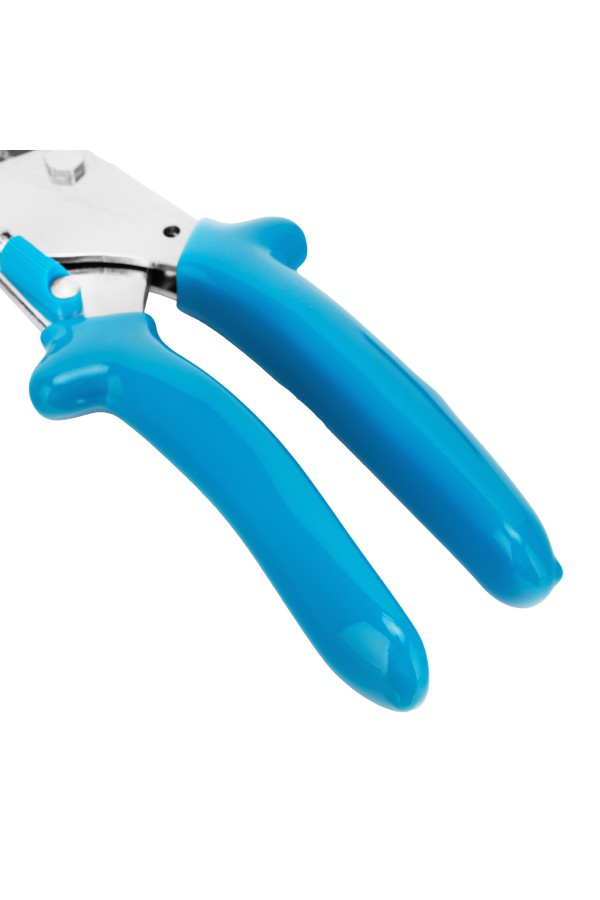 Секатор с наковальней, 170 мм, усиленный, рукоятки в ПВХ-оболочке, Luxe, Palisad