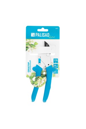 Секатор с наковальней, 170 мм, усиленный, рукоятки в ПВХ-оболочке, Luxe, Palisad