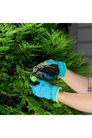 Секатор прямого реза, 170 мм, усиленный, нижняя рукоятка в ПВХ - оболочке, Luxe, Palisad