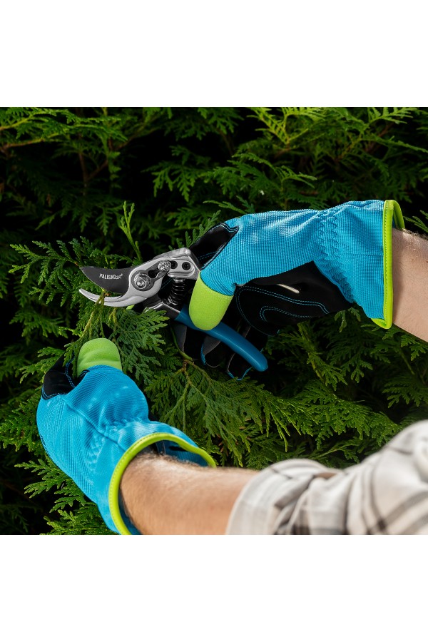 Секатор прямого реза, 170 мм, усиленный, нижняя рукоятка в ПВХ - оболочке, Luxe, Palisad