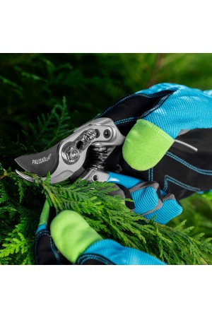 Секатор прямого реза, 170 мм, усиленный, нижняя рукоятка в ПВХ - оболочке, Luxe, Palisad