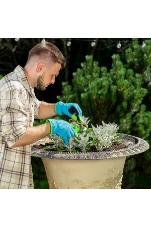 Секатор прямого реза, 210 мм, шестеренный привод, двухкомпонентные рукоятки, Palisad