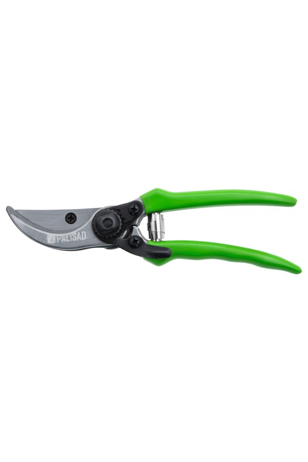 Секатор прямого реза, 200 мм, металлические обрезиненные рукоятки, Palisad