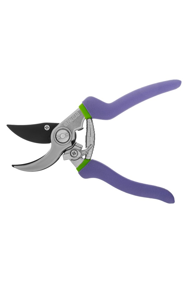 Секатор прямого реза, 200 мм, металлические обрезиненные рукоятки, Palisad