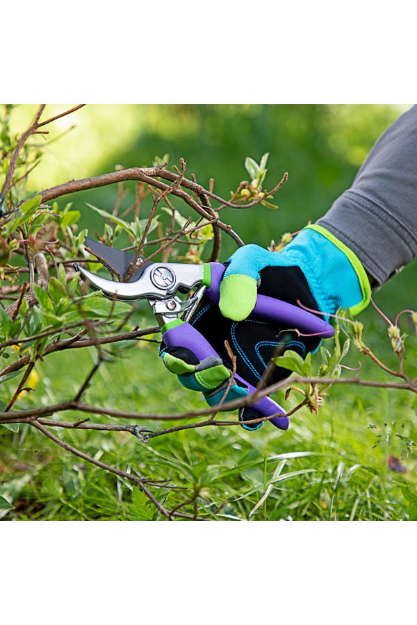 Секатор прямого реза, 200 мм, металлические обрезиненные рукоятки, Palisad