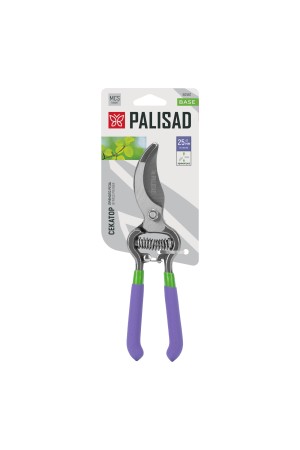Секатор прямого реза 200 мм, обрезиненные рукоятки, Palisad