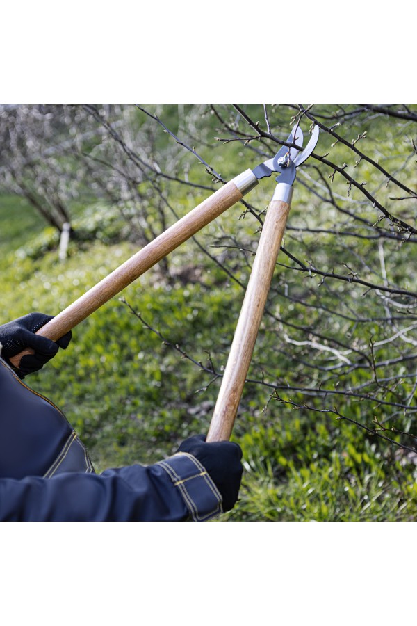 Сучкорез прямого реза, 640 мм, деревянные рукоятки, Palisad