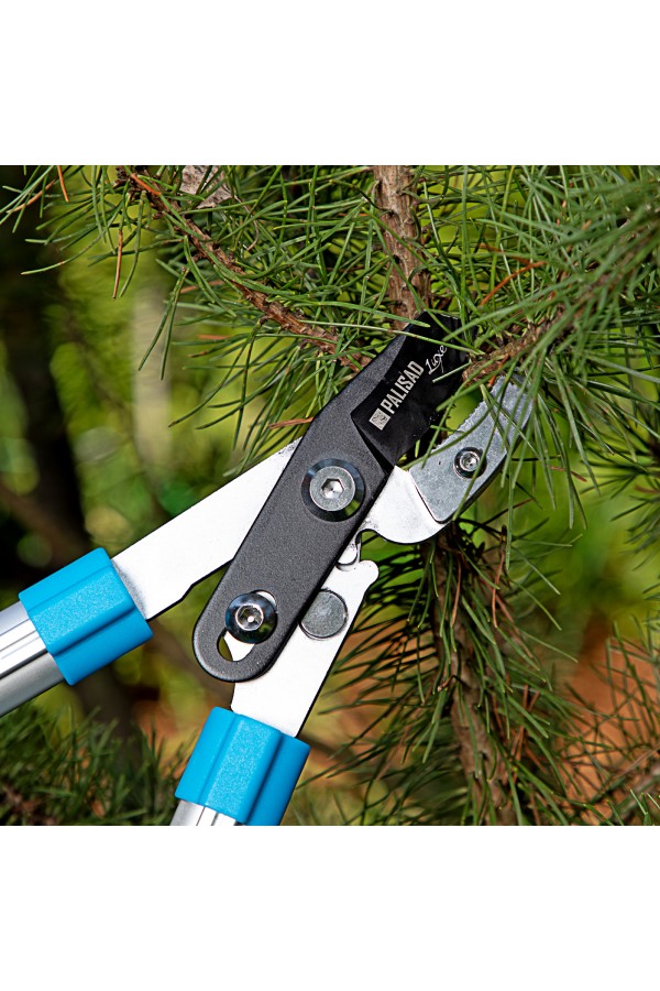 Сучкорез с наковальней, 560 - 740 мм, телескопические алюминиевые рукоятки, Luxe, Palisad