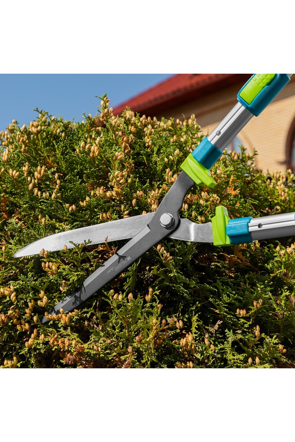 Кусторез, 640 - 820 мм, телескопические алюминиевые рукоятки, Luxe, Palisad