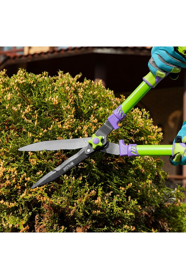 Кусторез, 560 мм, волнистые лезвия, двухкомпонентные рукоятки, Palisad