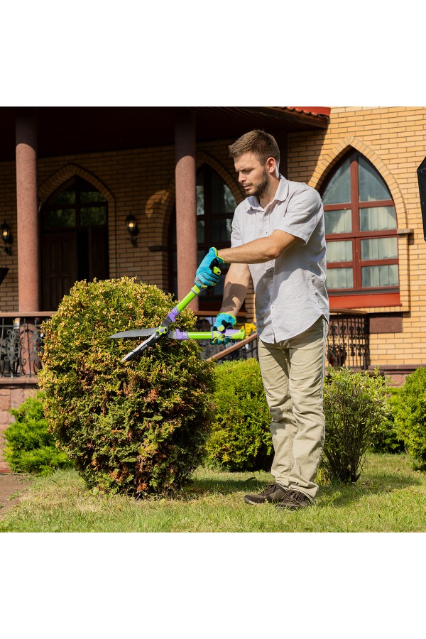 Кусторез, 560 мм, волнистые лезвия, двухкомпонентные рукоятки, Palisad