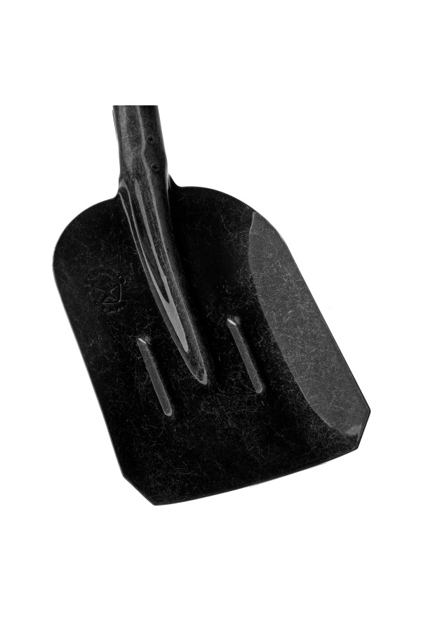Лопата совковая, 235х285х1430 мм, ребра жесткости, удлиненная, деревянный черенок, LUXE Palisad