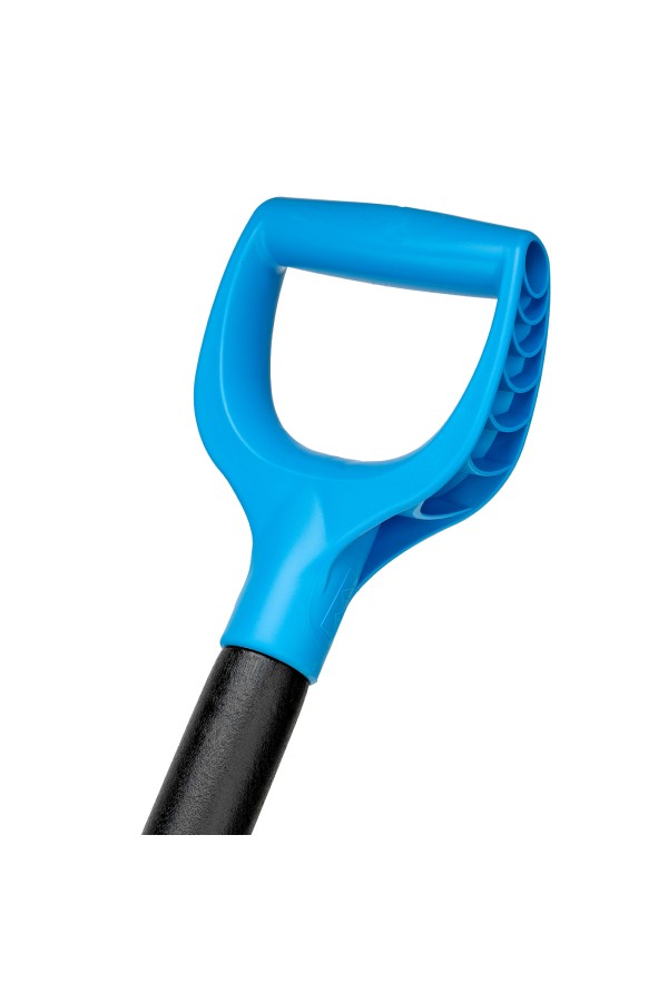 Лопата совковая углубленная, 230х285х1310 мм, деревянный черенок, с рукояткой, LUXE Palisad