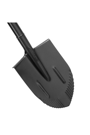 Лопата штыковая, 210х290х1150 мм, цельнометаллическая, с зубьями Сибртех