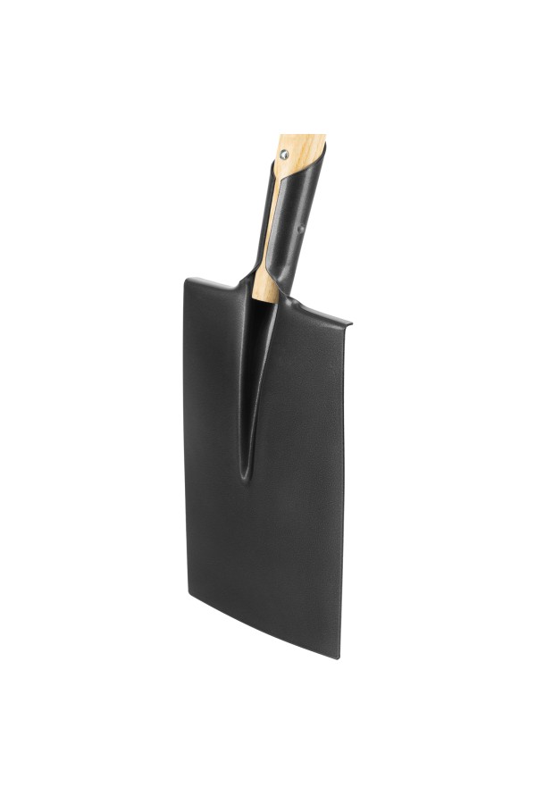 Лопата прямоугольная, 195х290х1150 мм, деревянный лакированный черенок Сибртех