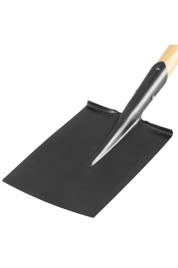 Лопата прямоугольная, 195х290х1150 мм, деревянный лакированный черенок Сибртех