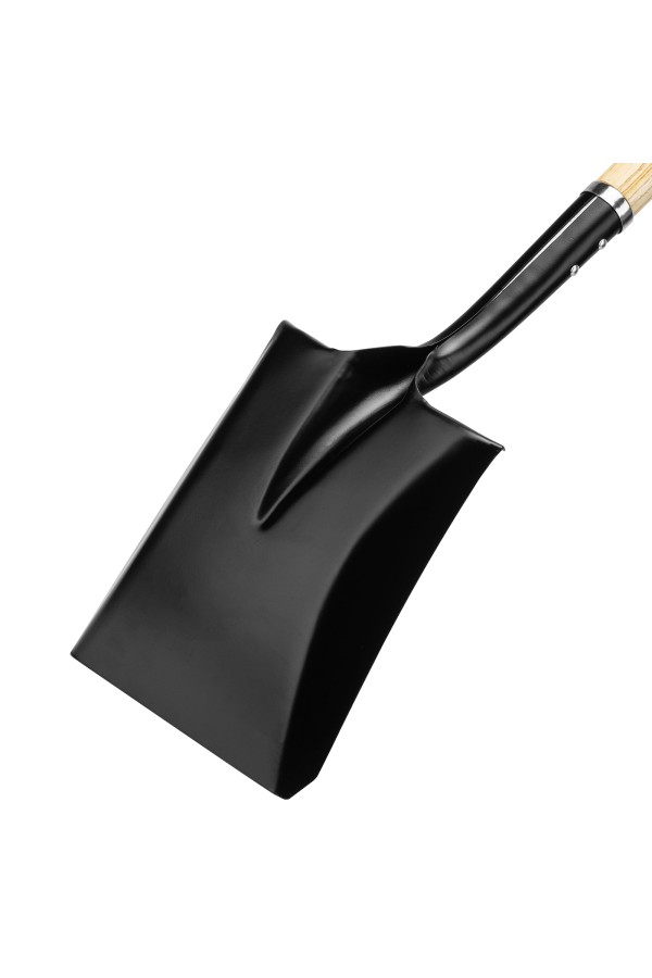 Лопата совковая, 230х285х1500 мм, деревянный лакированный черенок, LUXE Palisad